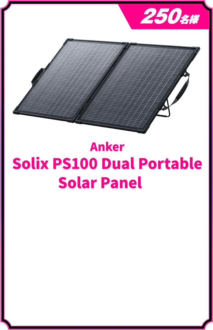 Anker Solix PS100 Dual Portable Solar Panel
